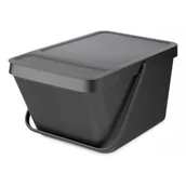 Kosze na śmieci - Brabantia 277740 - sort go stackable - 20l - grey kod: 27 77 26 - miniaturka - grafika 1