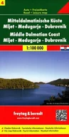 Atlasy i mapy - Freytag&amp;Berndt Chorwacja cz.4 Mljet Medziugorie Dubrownik mapa 1:100 000 Freytag & Berndt - miniaturka - grafika 1