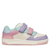 Buty dla dziewczynek - Sneakersy Geox J Washiba J45HXB 000BC C8343 S Różowy - miniaturka - grafika 1