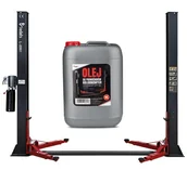 Podnośniki - Podnośnik Dwukolumnowy Samochodowy 4T REDATS L-200F Półautomatyczny Jednofazowy + Olej gratis - miniaturka - grafika 1