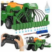 Zabawki zdalnie sterowane - Zdalnie Sterowany Traktor Ciągnik rolniczy z Opryskiwacze na WODĘ Światła - miniaturka - grafika 1