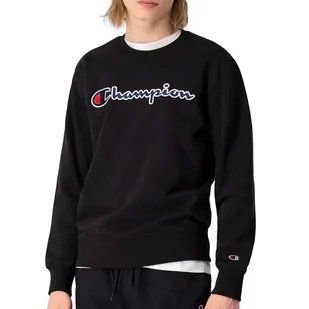 Bluza Champion Embroidered Script Logo Sweatshirt 217061-KK001 - czarna - Bluzy sportowe męskie - miniaturka - grafika 1