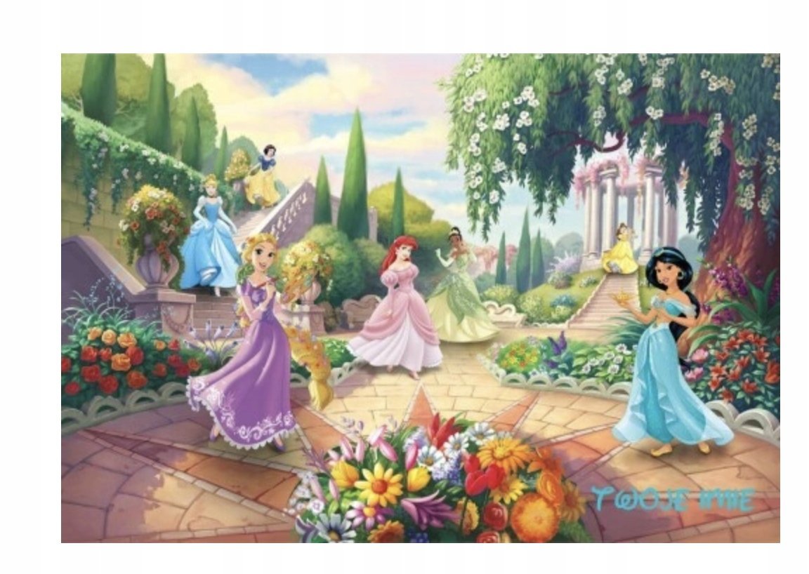 Puzzle ŚWIĄTECZNE Księżniczki Jasmina A3 252 el z Nadrukiem +IMIĘ Pudełko