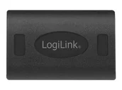 Złącza, przejściówki, adaptery - LOGILINK CV0145 Adapter DisplayPort DP/F na DP/F UHD 8K/60 Hz czarny - miniaturka - grafika 1