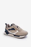 Sneakersy męskie - Sneakersy Męskie Memory Foam System Big Star NN174348 Szare -41 - miniaturka - grafika 1