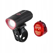 Lampki rowerowe - Sigma Sport Oświetlenie Buster 300/Nugget II Flash  lampa LED 19550 - miniaturka - grafika 1