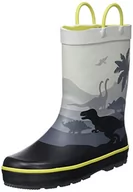 Kalosze damskie - Kamik Unisex dziecięce kalosze Dino, szary - szary - 32 EU - miniaturka - grafika 1