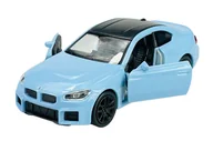 Samochody i pojazdy dla dzieci - WELLY BMW M2 G87 NIEBIESKI 1:34 SAMOCHÓD NOWY METALOWY MODEL - miniaturka - grafika 1