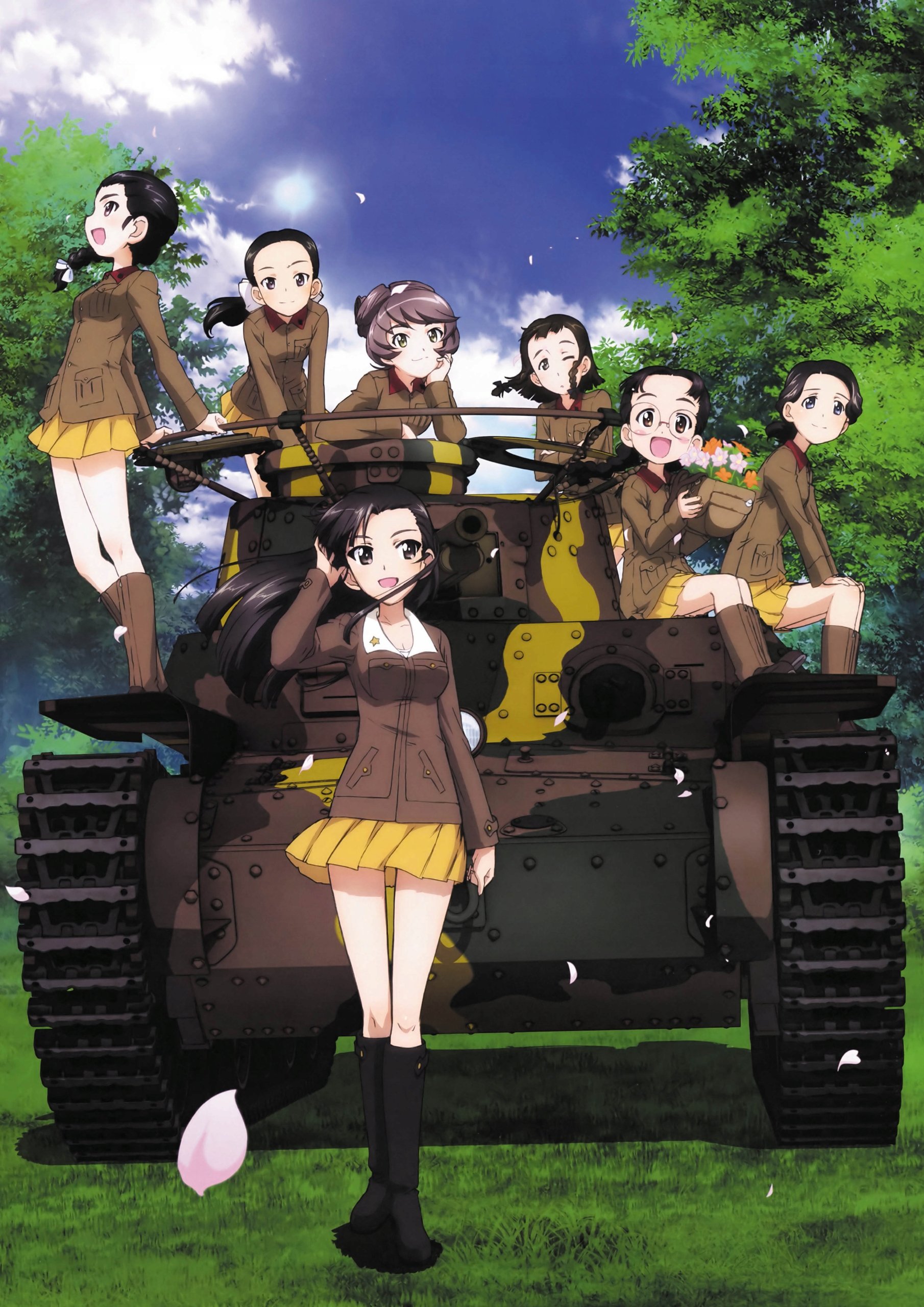 Plakat A3 Girls und Panzer Anime