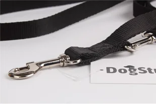 DogStuffs Smycz Regulowana – Czarna 20mm/220cm - Smycze dla psów - miniaturka - grafika 2