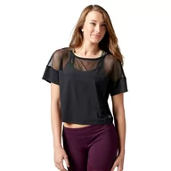 Koszulki i topy damskie - Koszulka Reebok Cardio Fashion damska top sportowy fitness z siateczką-XL - miniaturka - grafika 1