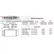 Szkolne artykuły papiernicze - NARNIA OKLADKI NA PODRECZNIK A4 REGULOWANE NR.16 - 296mm/490mm OPAKOWANIE 25 SZT 16 - miniaturka - grafika 1