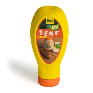 Musztarda w drewnianej butelce do zabawy dla dzieci Erzi - Zabawki interaktywne dla dzieci - miniaturka - grafika 1