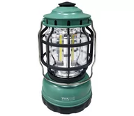 Latarki - LED Ściemnialna przenośna lampa kempingowa 3xLED/3W/3xAA IPX4 zielony - miniaturka - grafika 1