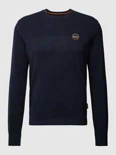 Sweter z dzianiny z fakturowanym wzorem model ‘DERRI’ - Swetry męskie - miniaturka - grafika 1