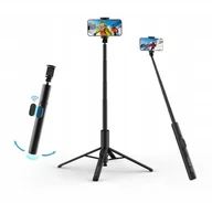 Selfie stick - Statyw Kijek Selfie Stick Tripod Na Gwint 1/4"" 148cm Aparat Kamera Telefon / Tt24 / Sku: S044 SB11292 - miniaturka - grafika 1