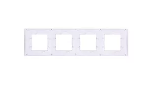 Schneider ledart UNICA PLUS 4 poczwórna szary alabaster MGU6.008.865 - Klawisze i ramki - miniaturka - grafika 1