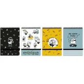 Szkolne artykuły papiernicze - Beniamin Kołonotes A6 Minionki kratka 96 kartek 10 szt. - miniaturka - grafika 1