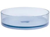 Umywalki - Umywalka nadblatowa okrągła  36 cm niebieska TOLOSA - miniaturka - grafika 1
