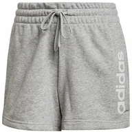Spodenki damskie - Spodenki damskie adidas W Lin Ft Sho szare H07874 L - miniaturka - grafika 1