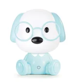 Lampy stojące - Błękitna lampka nocna do pokoju dziecięcego KDR-621-BL z serii PIES - miniaturka - grafika 1