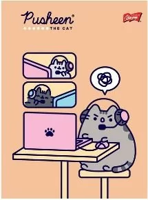 Zeszyt, A5, 32 kartki, linia, Pusheen The Cat - Zeszyty szkolne - miniaturka - grafika 1