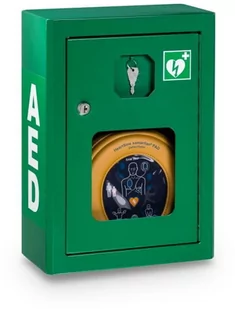 Heartsine Szafka metalowa zielona na defibrylator AED - Akcesoria medyczne - miniaturka - grafika 1
