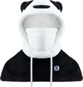 Czapki dla dzieci - Meteor Kominiarka narciarska Qunature Panda dla dzieci/dorosłych rozmiar L - czarna/biała - miniaturka - grafika 1