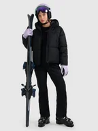 Spodnie narciarskie - 4F Spodnie narciarskie softshell membrana 10000 damskie - czarne XXL - miniaturka - grafika 1