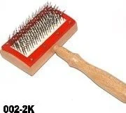 Szczotki i furminatory - LESSIE-LAND ZGRZEBŁO Z KULKĄ 002-2/K - miniaturka - grafika 1