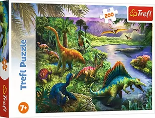 Trefl Drapieżne Dinozaury Puzzle 200 Elementów o Wysokiej Jakości Nadruku dla Dzieci od 7 lat - Puzzle - miniaturka - grafika 2