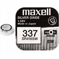 Baterie i akcesoria - Bateria srebrowa mini Maxell 337 / SR 416 SW - miniaturka - grafika 1