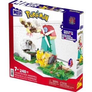 Klocki konstrukcyjne Pokémon Mega Construx Wiejski wiatrak HKT21 - Klocki - miniaturka - grafika 1