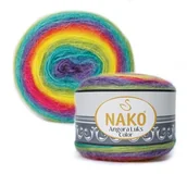 Pasmanteria - włóczka NAKO ANGORA LUKS COLOR 150g kol. 81920 . - miniaturka - grafika 1