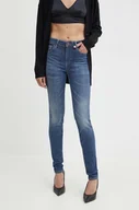Spodnie damskie - Armani Exchange jeansy damskie kolor niebieski 6DYJ69 Y18EZ - miniaturka - grafika 1