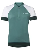 Koszulki rowerowe - Damska koszulka rowerowa VAUDE Altissimo Q-Zip Shirt Dusty moss 36 - miniaturka - grafika 1