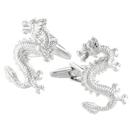 Spinki do mankietów i krawatów - Spinki do mankietów Chiński Smok X2 N177 - miniaturka - grafika 1