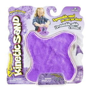 Kinetic Sand, Neonowy piasek w pudełku, 396 g - Masy plastyczne - miniaturka - grafika 1