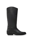 Kozaki damskie - Bronx Kozaki Kendr-A 14345-H Czarny - miniaturka - grafika 1