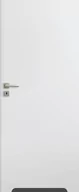 Drzwi wewnętrzne - Skrzydło łazienkowe Harmony bezprzylgowe 80 prawe gruntowany - miniaturka - grafika 1