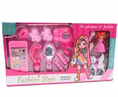 Zabawy w naśladowanie dorosłych - ZESTAW FRYZJERA DLA DZIECI SUSZARKA GRZEBIEŃ MAŁY FRYZJER SALON FRYZJERSKI - miniaturka - grafika 1