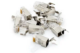 Digitus X-ML-6F-OD-10-IMP wtyczka RJ45 Czarny - Adaptery i przejściówki - miniaturka - grafika 1