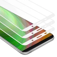 Szkła hartowane na telefon - 3X Szkło Hartowane Do Huawei Mate 10 Pro Folia Pancerna Ochronny W Przezroczysty Z Białym Tempered Glass Cadorabo - miniaturka - grafika 1