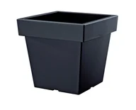 Donice - Prosperplast Doniczka Lofly Low antracyt - miniaturka - grafika 1