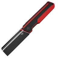 Noże - Nóż składany Bestech Tardis Black/Red G10, Black DLC/Satin D2 by Ostap Hel (BG54E) - miniaturka - grafika 1