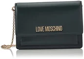 Torebki damskie - Love Moschino Damska torba na ramię Borsa Pu Verde, zielona, 14 x 52 x 5 - miniaturka - grafika 1
