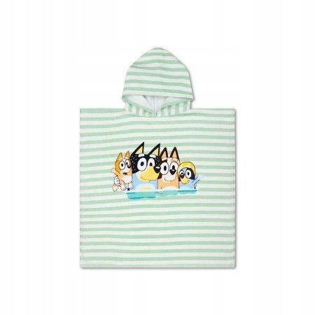 The Swim Essentials Bawełniane poncho kąpielowe 65x65 cm Bluey