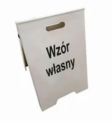 Systemy ekspozycyjne i znaki informacyjne - EM019 POTYKACZ - WZÓR WŁASNY, PN - PŁYTA PCV 1MM; (330X610MM) - miniaturka - grafika 1