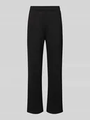 Spodnie sportowe męskie - spodnie dresowe z pionowymi przeszyciami i wyhaftowanym logo - miniaturka - grafika 1