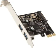 Kontrolery - Kontroler InLine PCIe 2.0 x1 - 2x USB 3.0 76666L - miniaturka - grafika 1